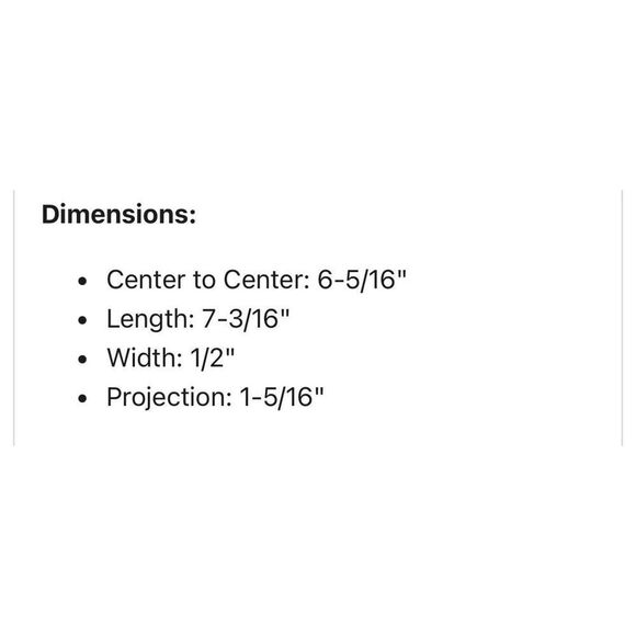 Top Knobs TK824HB Lilly Pull 6 5/16” C-C Cabinet Handle Honey Bronze Finish NWT - Picture 6 of 6